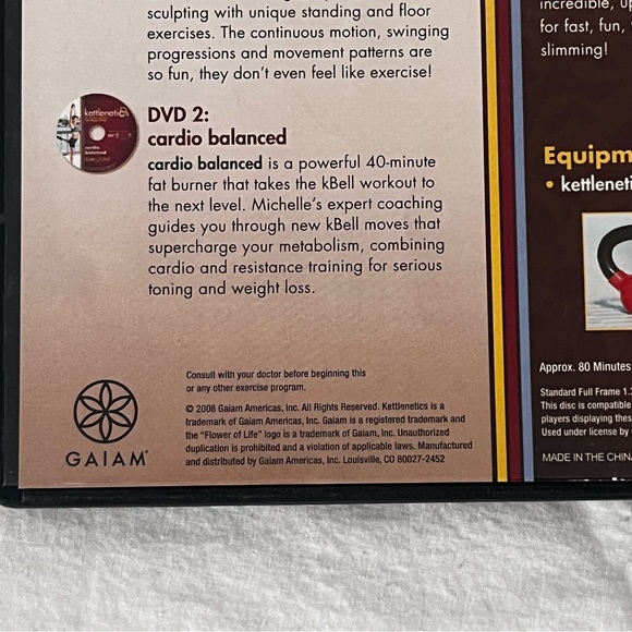 Kettlenetics Slim and Tone - 3 kBell Workouts On 2 DVDs Fitness Exercise Khai - Picture 6 of 8